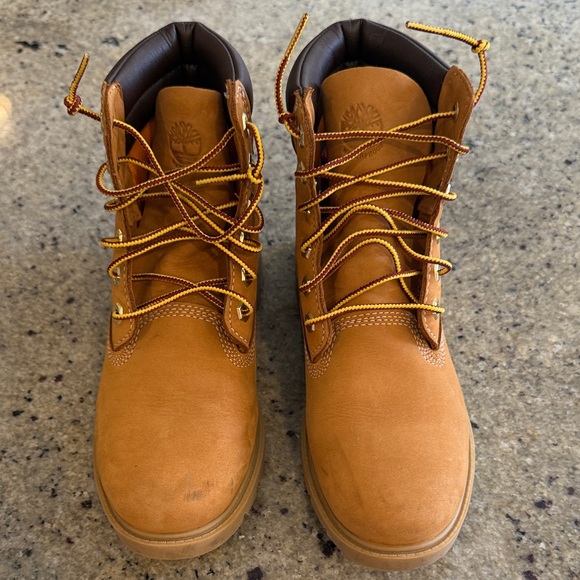 Timberland Shoes - Timberland Woman’s Wheat Nubuck Work Boots - Honey Tan